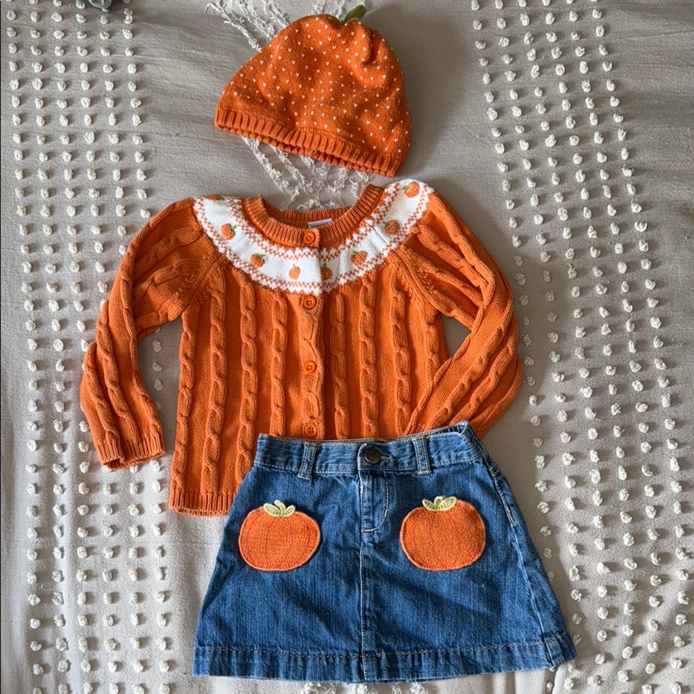 Gymboree Seasonal Orange and Blue Costume Set